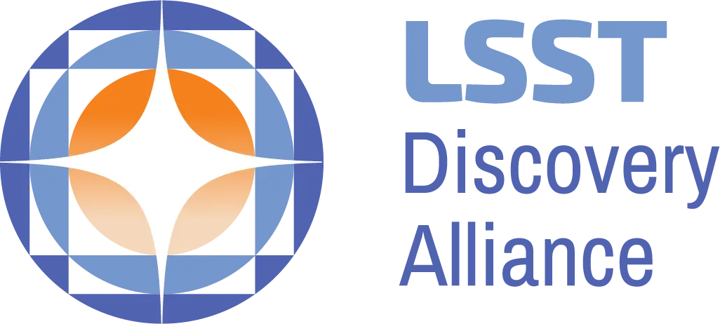 Horizontal LSST Discovery Alliance logo.